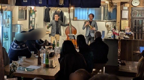音楽ライブの様子